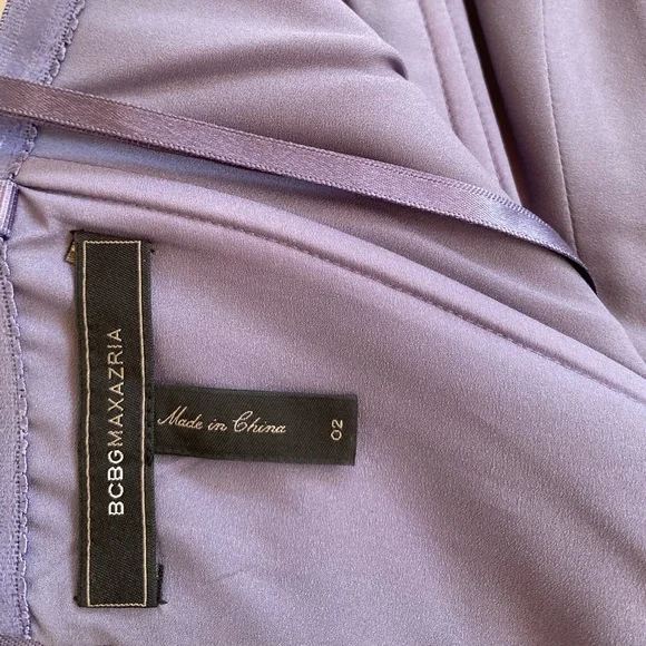 BCBG dress, size 2, purple - Picture 4 of 5